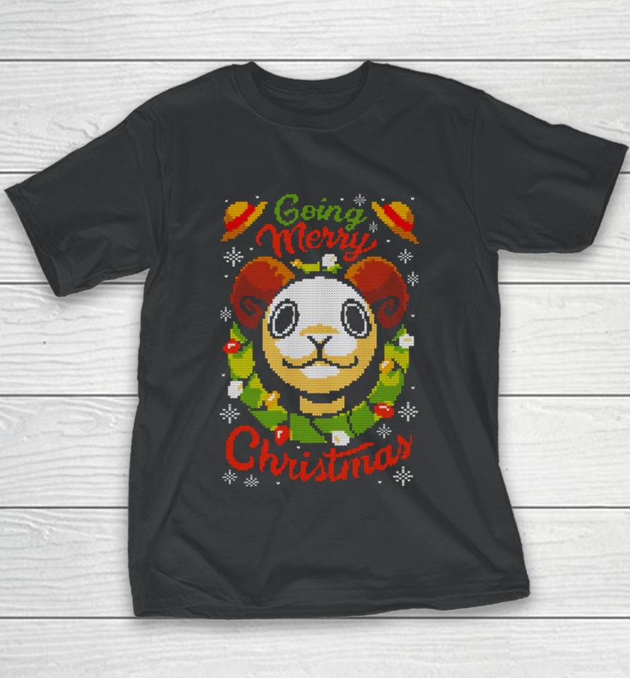 One Piece Going Merry Christmas Ugly Sweater Youth T-Shirt