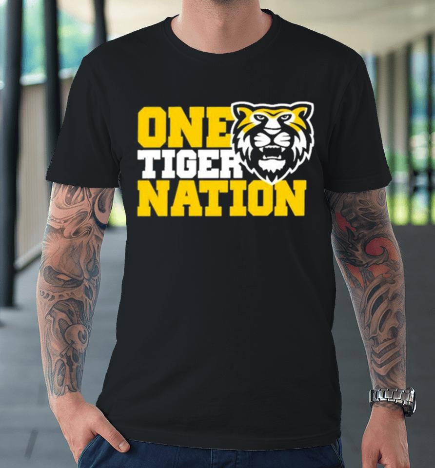 One Tiger Nation Kelce 62 87 Heights Proud Premium T-Shirt