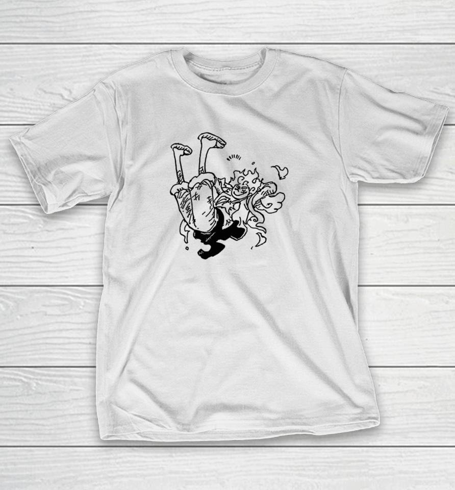 Onepiecedaiiys Luffy Gear 5 Floating In Air Essential T-Shirt