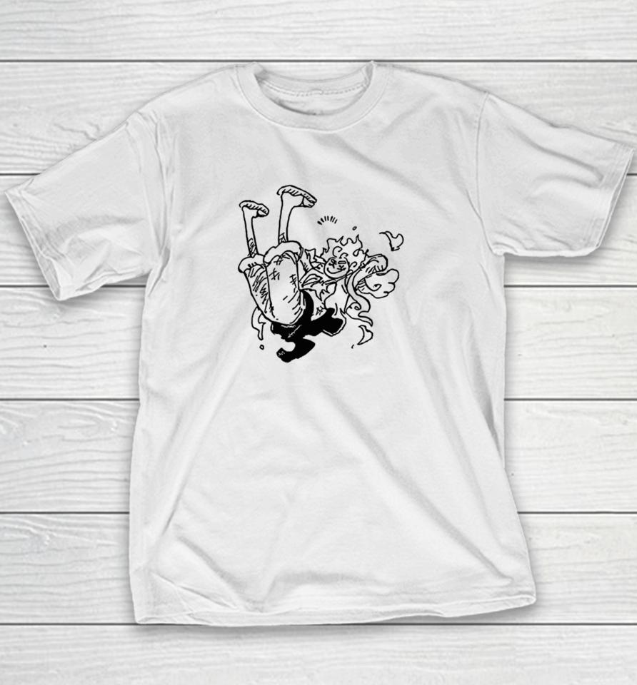 Onepiecedaiiys Luffy Gear 5 Floating In Air Essential Youth T-Shirt