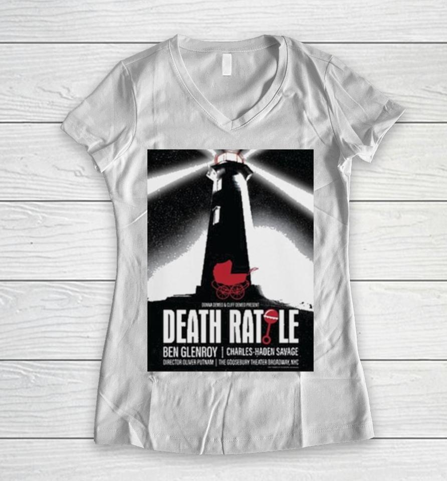 Only Murders In The Building Death Rattle Women V-Neck T-Shirt