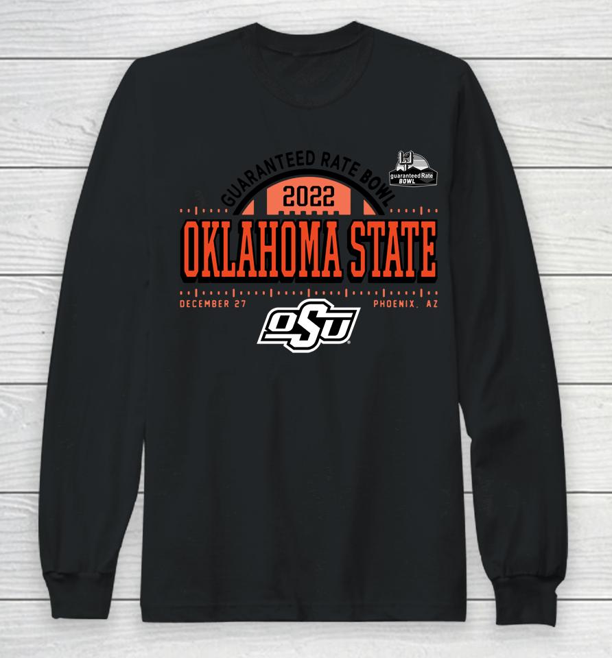 Orange Oklahoma State Cowboys 2022 Guaranteed Rate Bowl Bound Long Sleeve T-Shirt