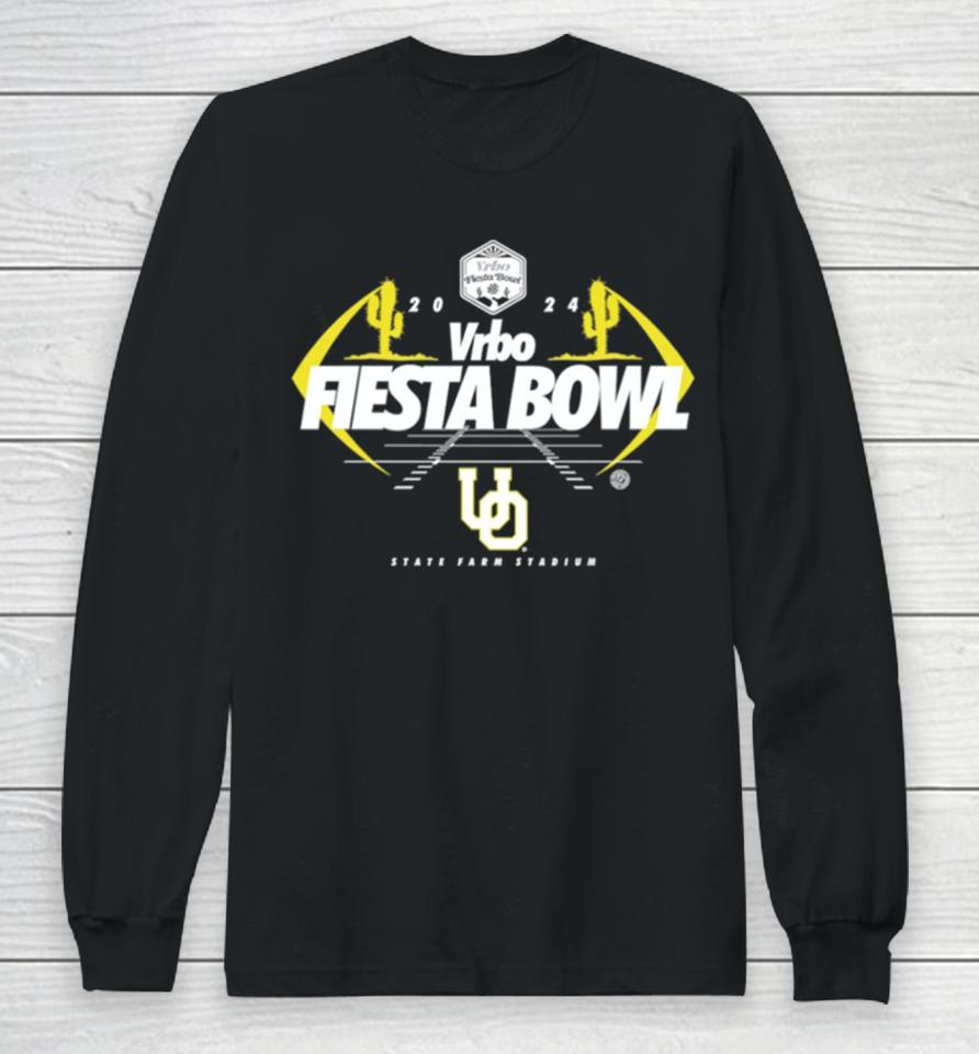 Oregon Ducks 2024 Vrbo Fiesta Bowl Bound Long Sleeve T-Shirt