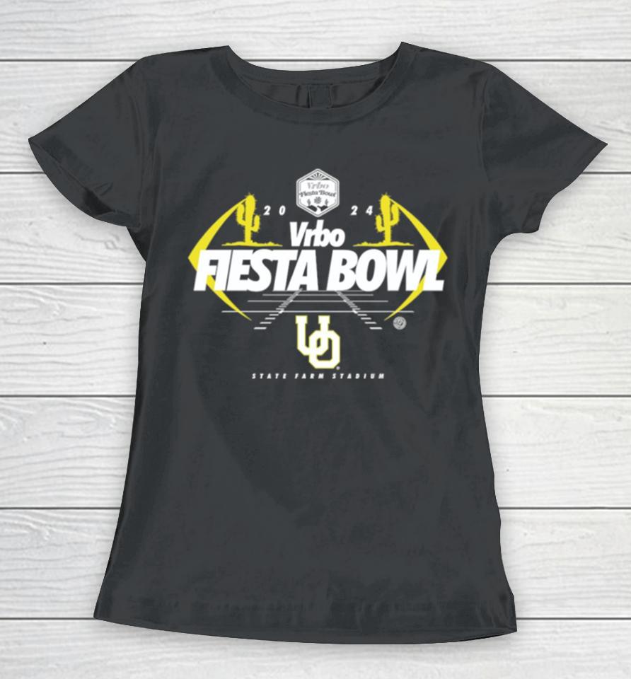 Oregon Ducks 2024 Vrbo Fiesta Bowl Bound Women T-Shirt