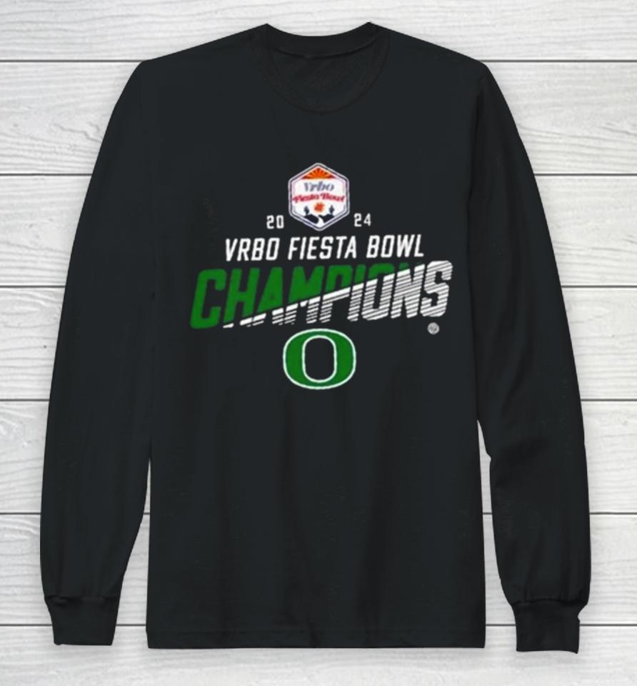Oregon Ducks 2024 Vrbo Fiesta Bowl Champions Long Sleeve T-Shirt