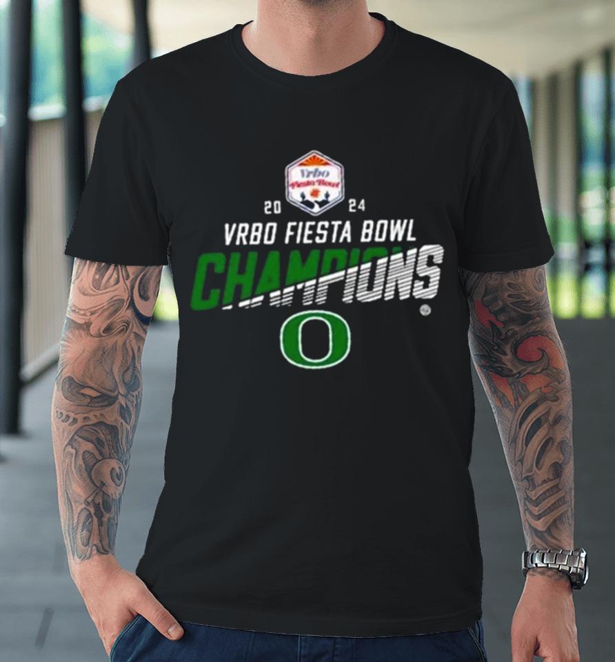 Oregon Ducks 2024 Vrbo Fiesta Bowl Champions Premium T-Shirt