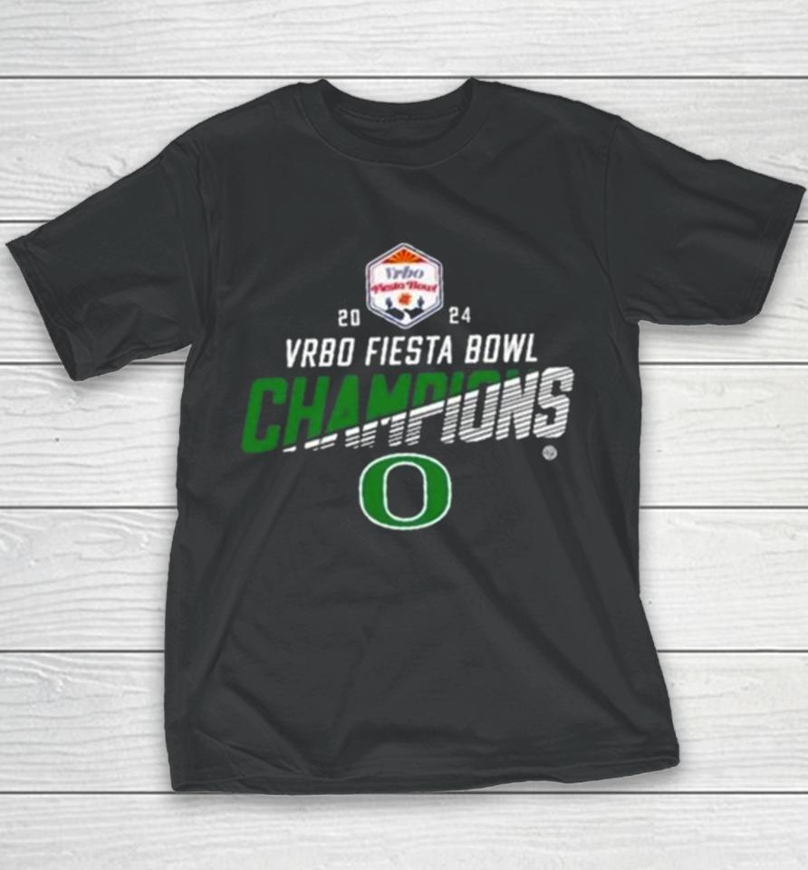 Oregon Ducks 2024 Vrbo Fiesta Bowl Champions Youth T-Shirt