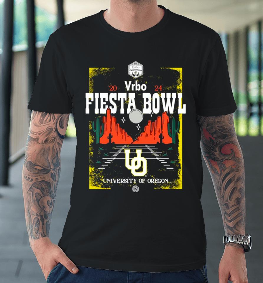 Oregon Ducks 2024 Vrbo Fiesta Bowl Premium T-Shirt