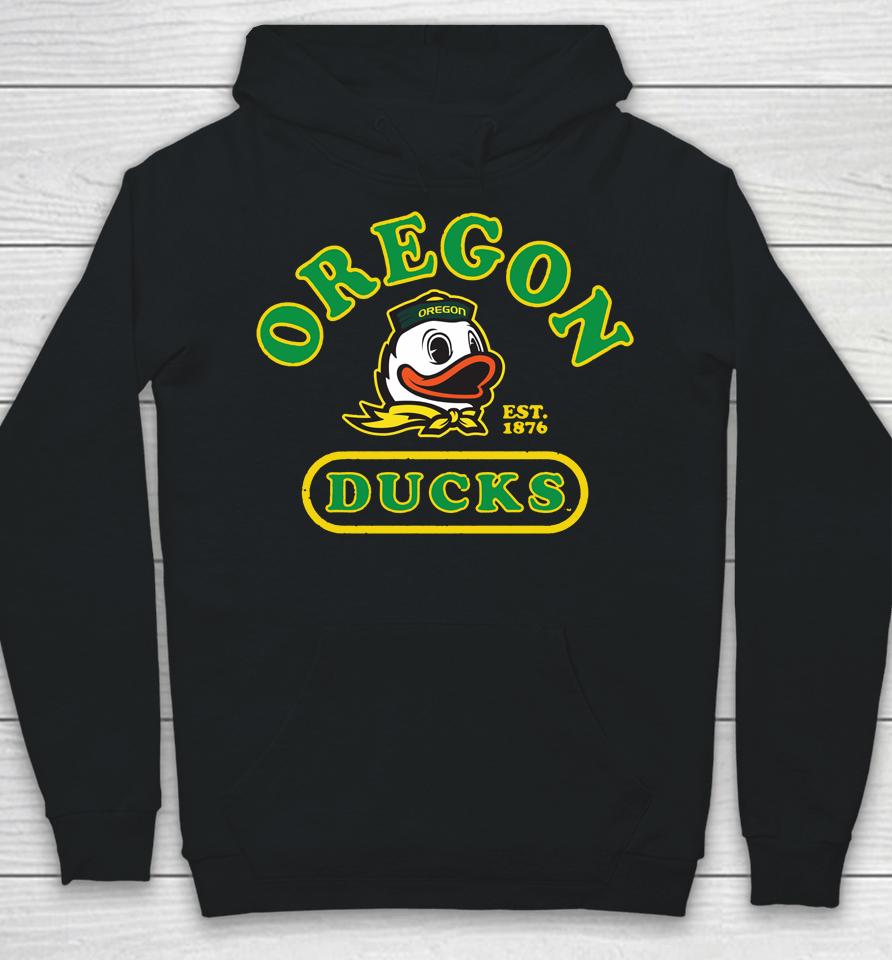 Oregon Ducks Old-School Pill Enzyme Washed Hoodie