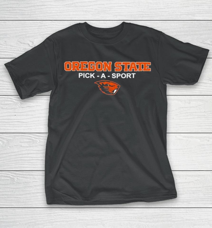 Oregon State Beavers Pick A Sport Logo 2023 T-Shirt