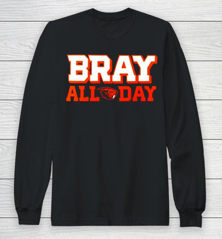 Oregon State Beavers Trent Bray All Dam Day Long Sleeve T-Shirt