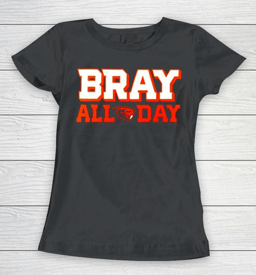 Oregon State Beavers Trent Bray All Dam Day Women T-Shirt