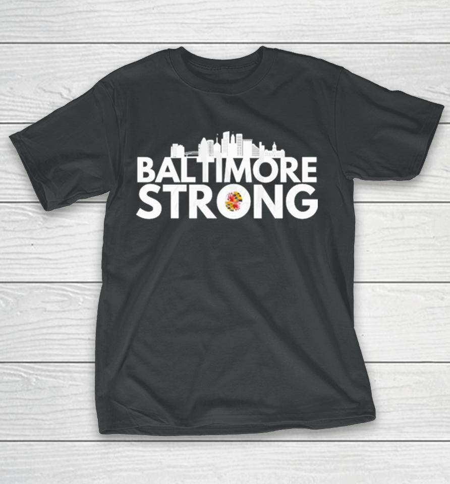 Origina Francis Scott Key Baltimore Strong Skyline T-Shirt