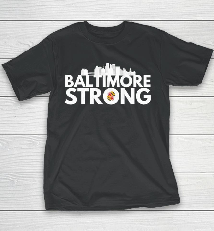 Origina Francis Scott Key Baltimore Strong Skyline Youth T-Shirt