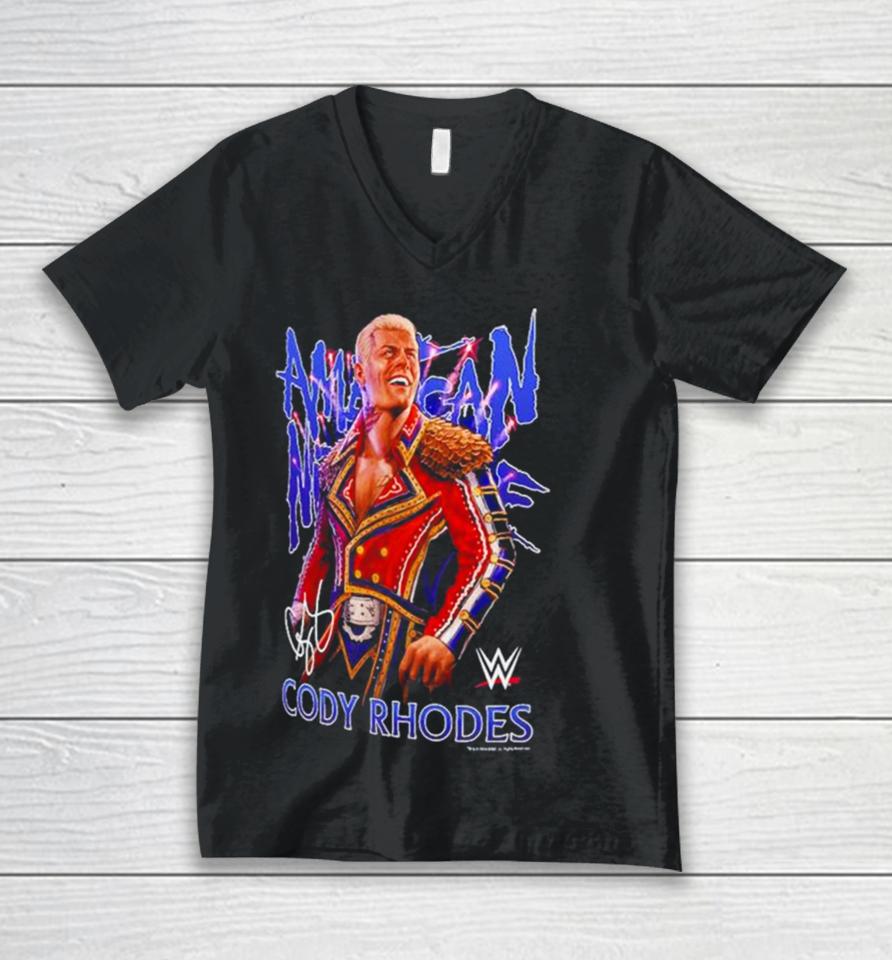 Original Cody Rhodes Ripple Junction American Nightmare Graphic Unisex V-Neck T-Shirt