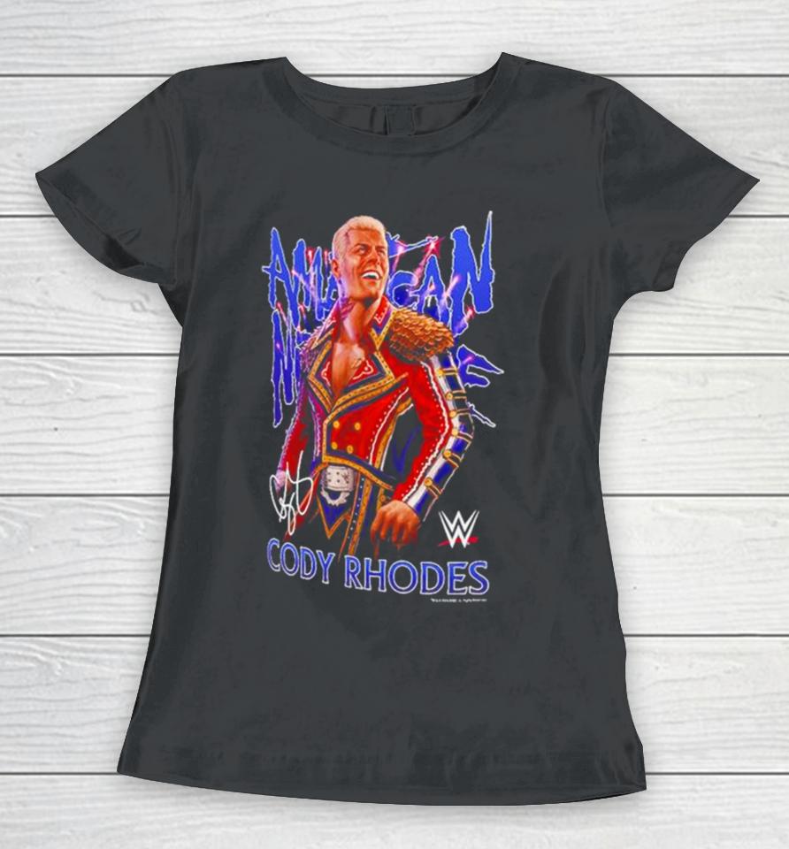 Original Cody Rhodes Ripple Junction American Nightmare Graphic Women T-Shirt