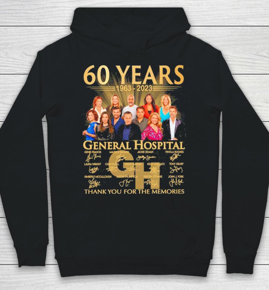 Original General Hospital 60 Years 1963 2023 Thank You For The Memories Hoodie