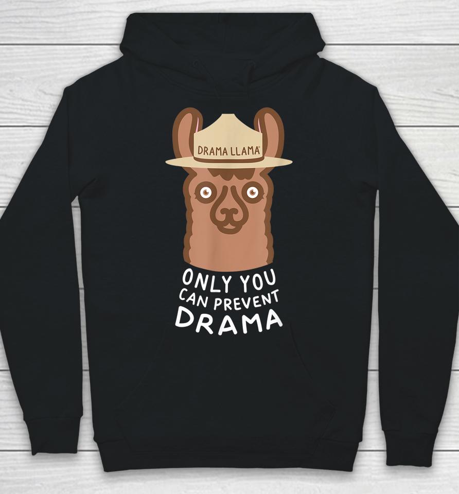 Original Smokey The Llama Only You Can Prevent Drama Hoodie