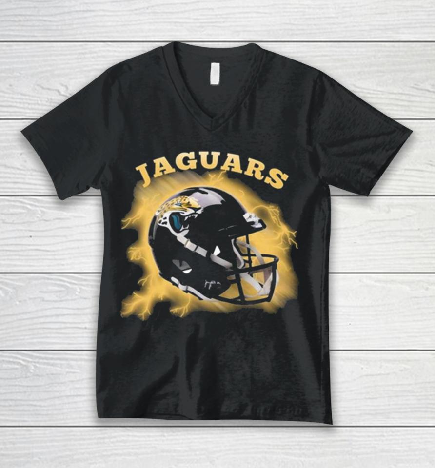 Original Teams Come From The Sky Jacksonville Jaguars Unisex V-Neck T-Shirt