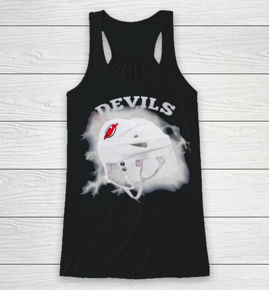 Original Teams Come From The Sky New Jersey Devils Racerback Tank
