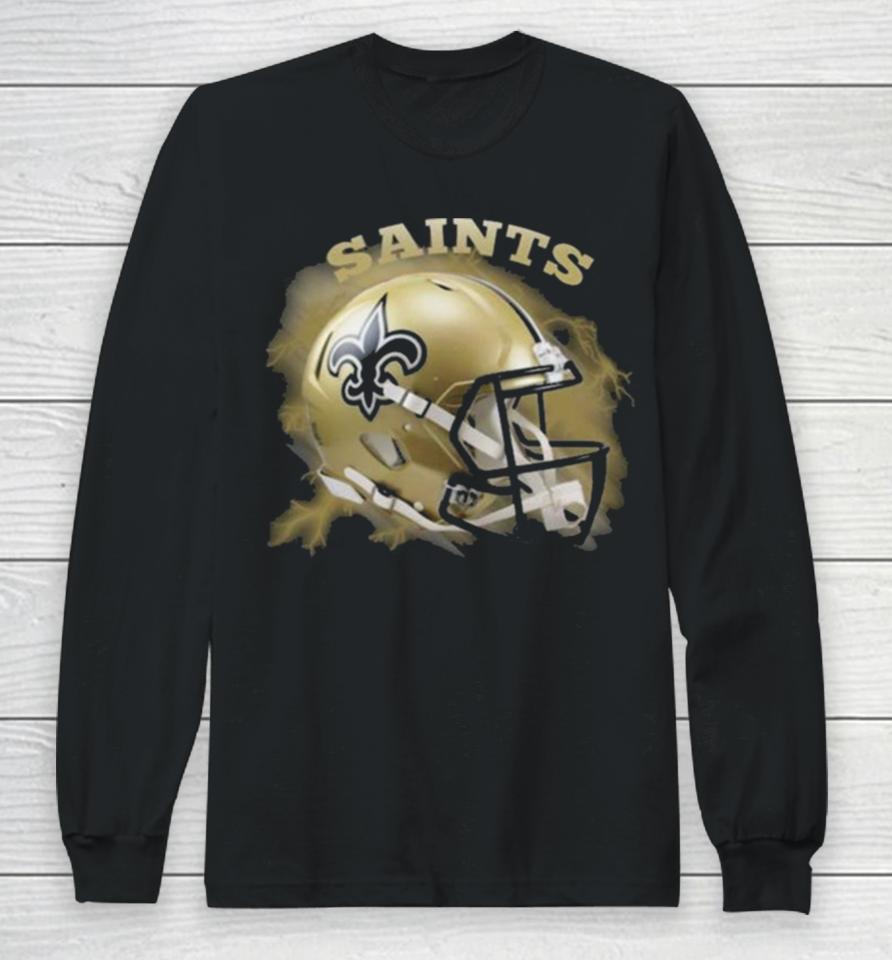 Original Teams Come From The Sky New Orleans Saints Long Sleeve T-Shirt