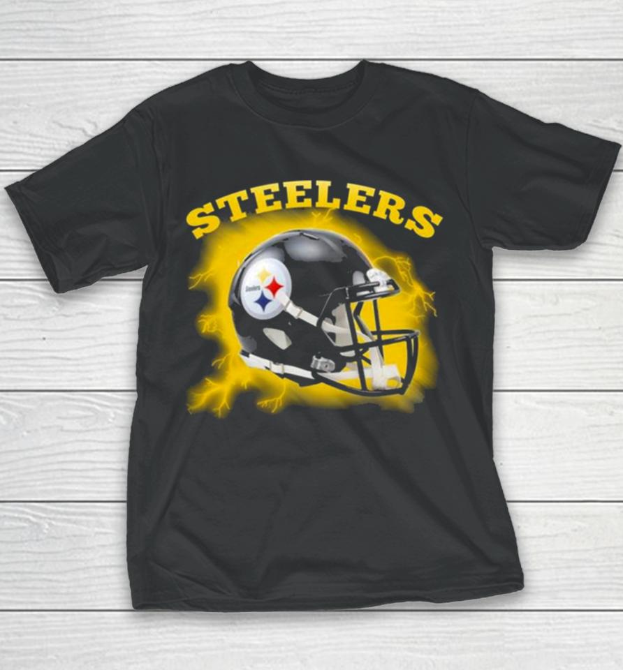 Original Teams Come From The Sky Pittsburgh Steelers Youth T-Shirt