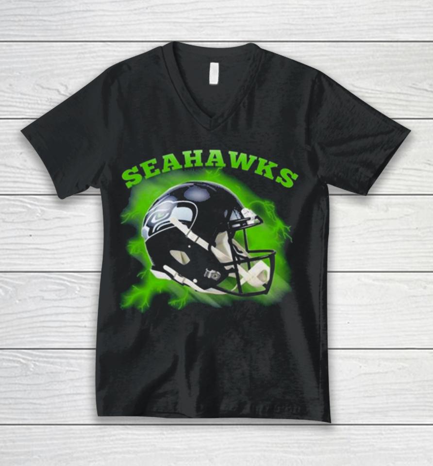 Original Teams Come From The Sky Seattle Seahawks Unisex V-Neck T-Shirt