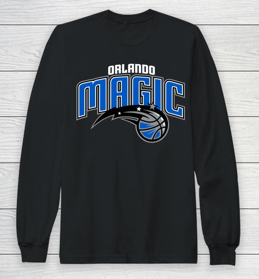 Orlando Magic Fanatics Branded Big &Amp; Tall Primary Logo Long Sleeve T-Shirt