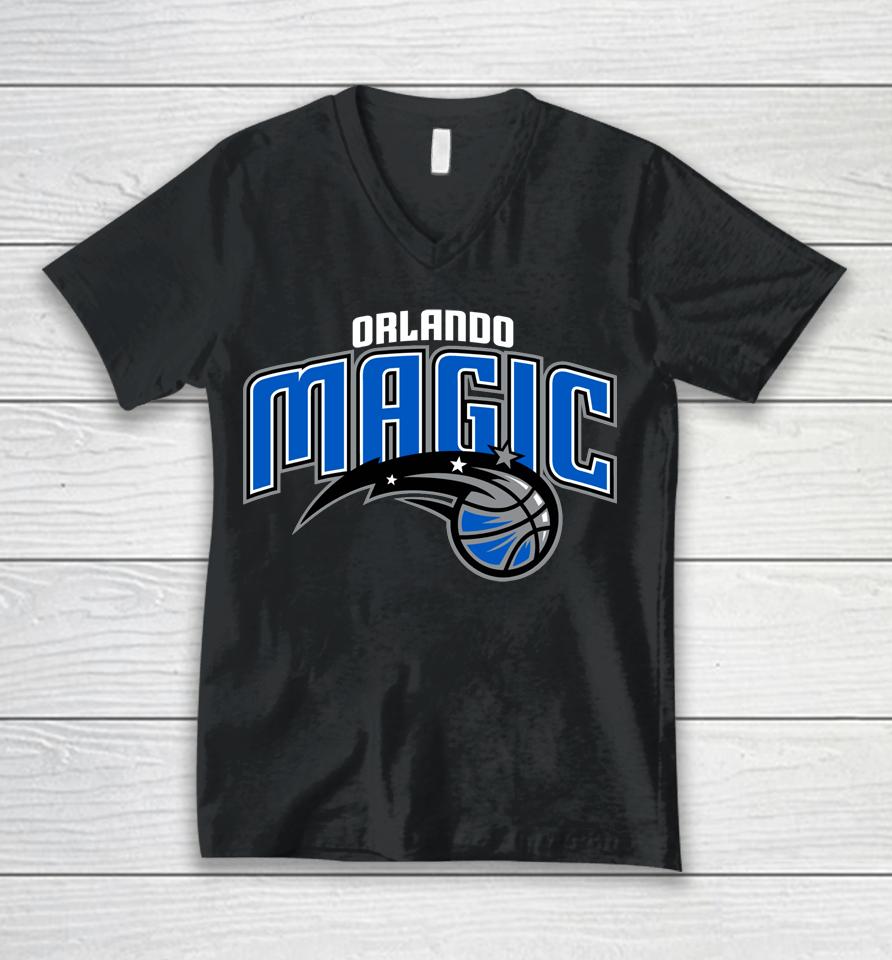 Orlando Magic Fanatics Branded Big &Amp; Tall Primary Logo Unisex V-Neck T-Shirt