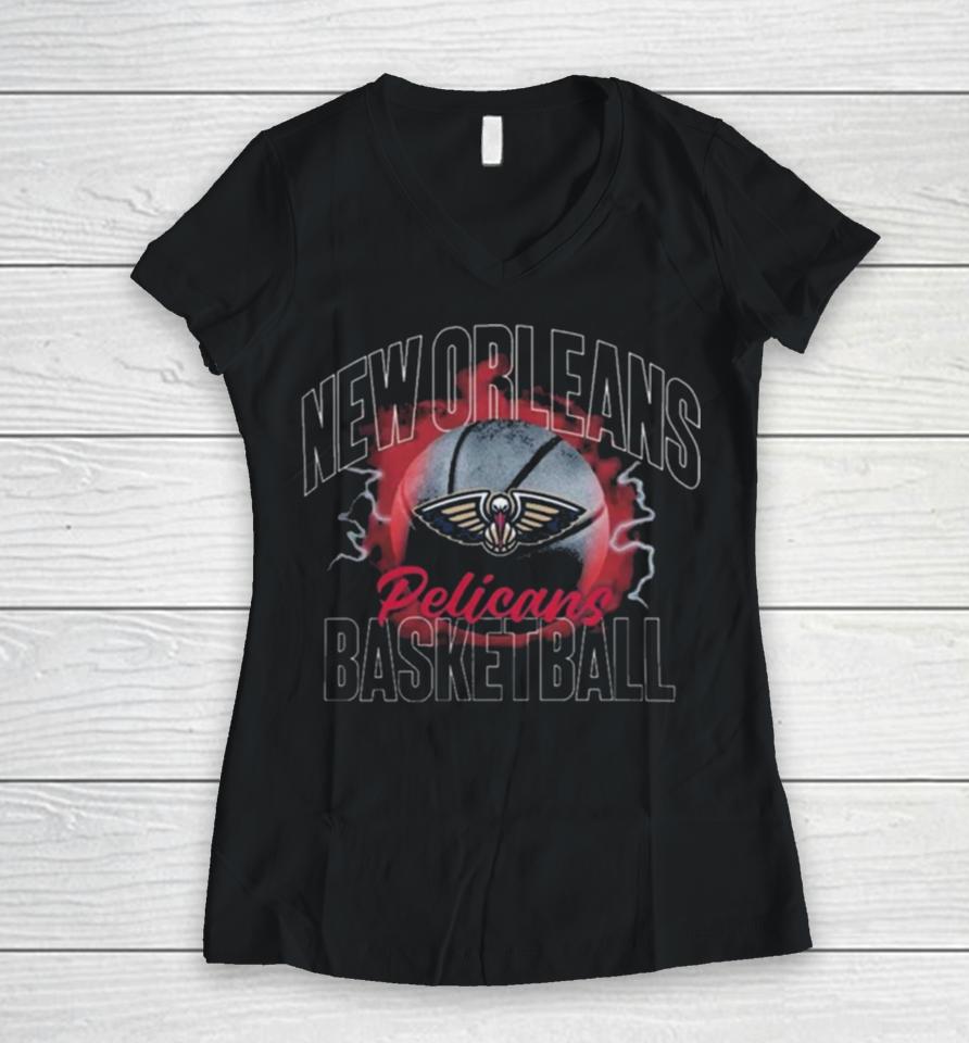 Orleans Pelicans New Orleans Pelicans Fanatics Branded Match Up Women V-Neck T-Shirt