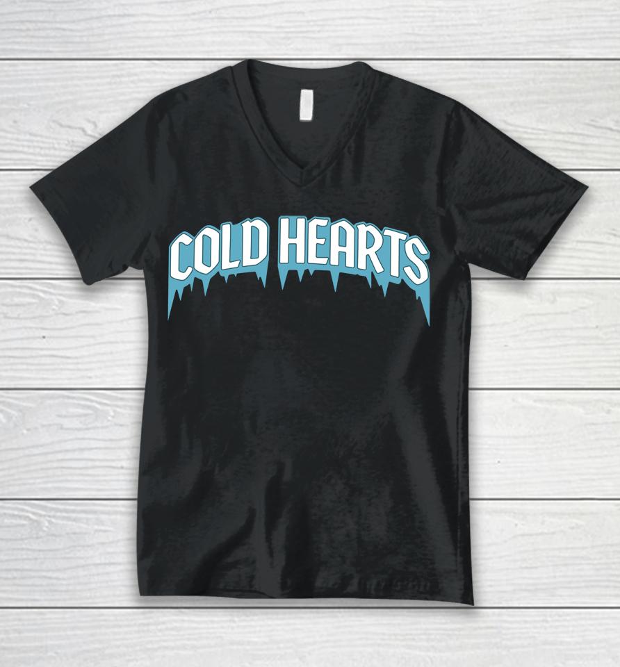 Overtime Cold Hearts Unisex V-Neck T-Shirt