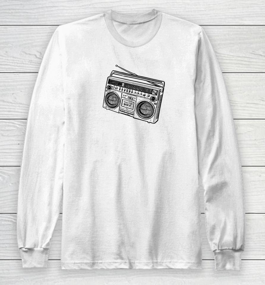Owlcitymusic Merch Owl City Boom Box Long Sleeve T-Shirt