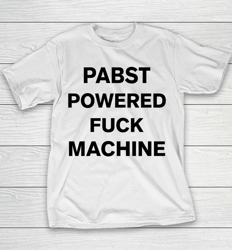 Pabst Powered Fuck Machine Youth T-Shirt