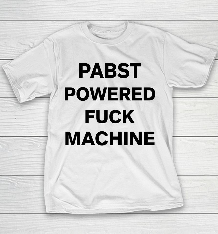 Pabst Powered Fuck Machine Youth T-Shirt