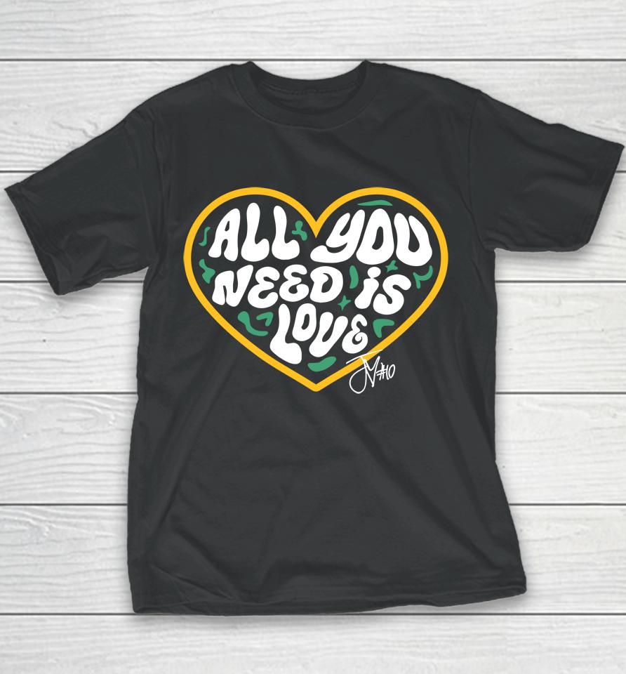 Packer All You Need Is Love 10 Youth T-Shirt