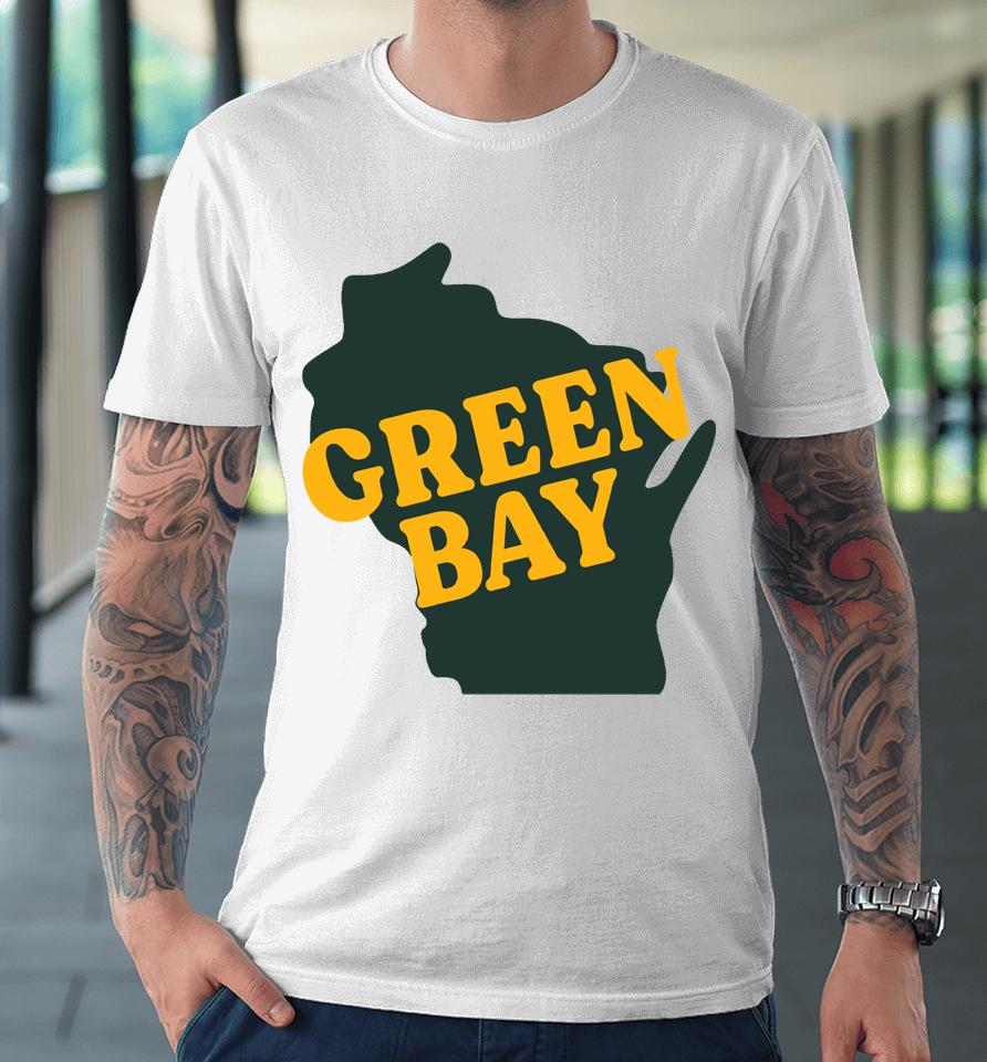 Packers Pro Shop Hometown State Reversed Premium T-Shirt