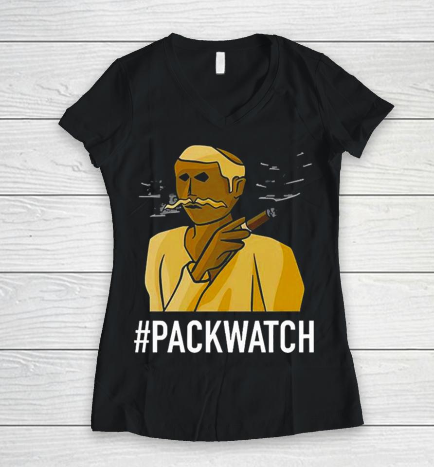 #Packwatch Women V-Neck T-Shirt
