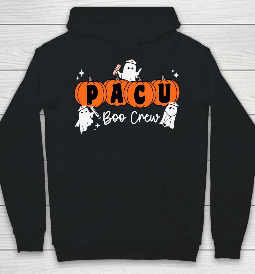Pacu Boo Crew Ghost Pumpkin For Pacu Nurse Halloween Hoodie