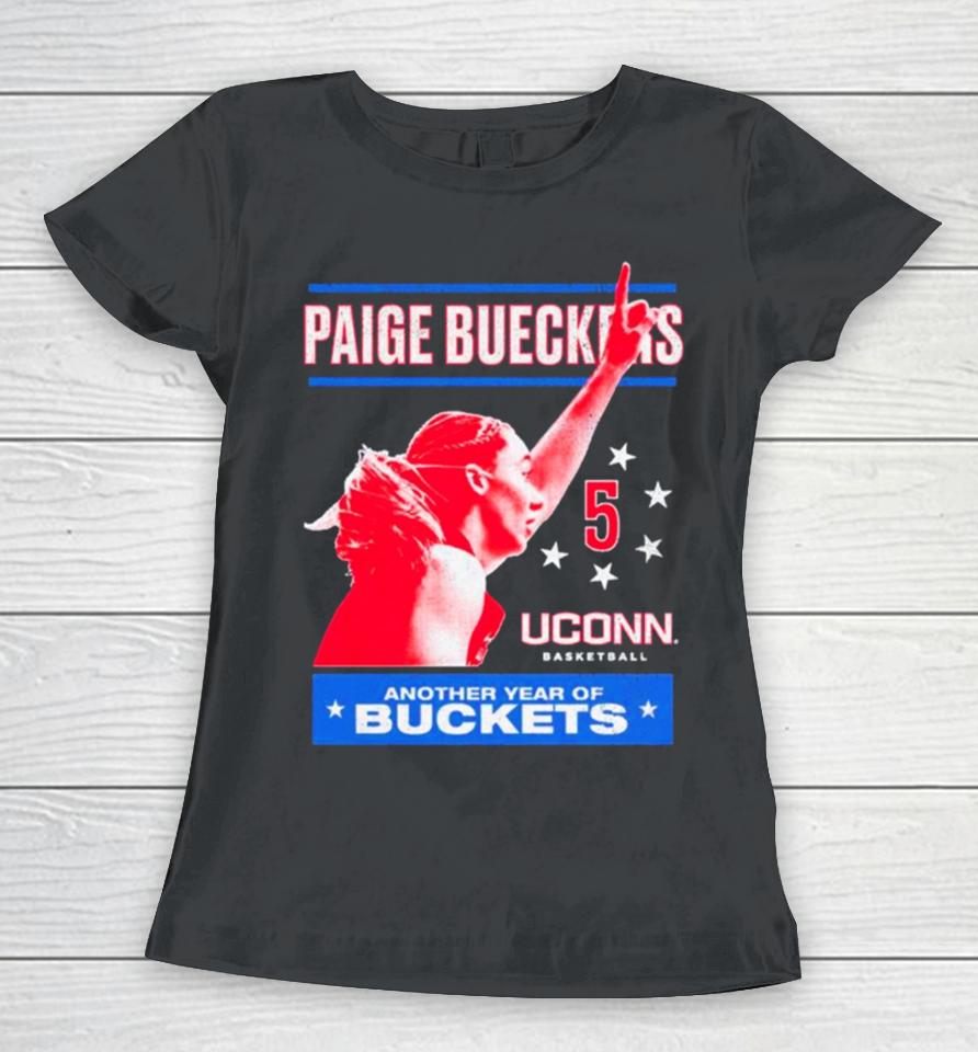 Paige Bueckers Uconn Huskies Another Year Of Buckets Women T-Shirt