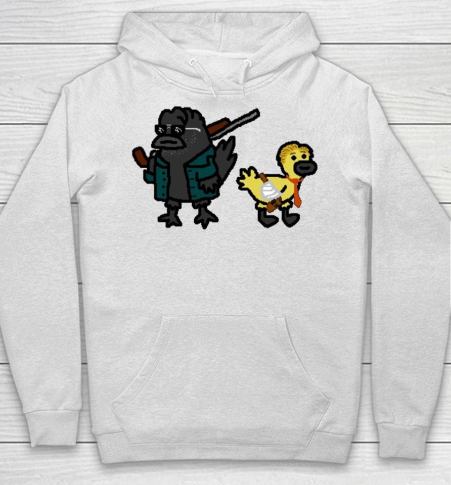 Paintmerch Crow And Gosling Hoodie