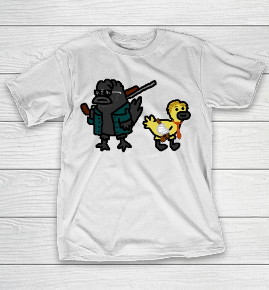 Paintmerch Crow And Gosling T-Shirt