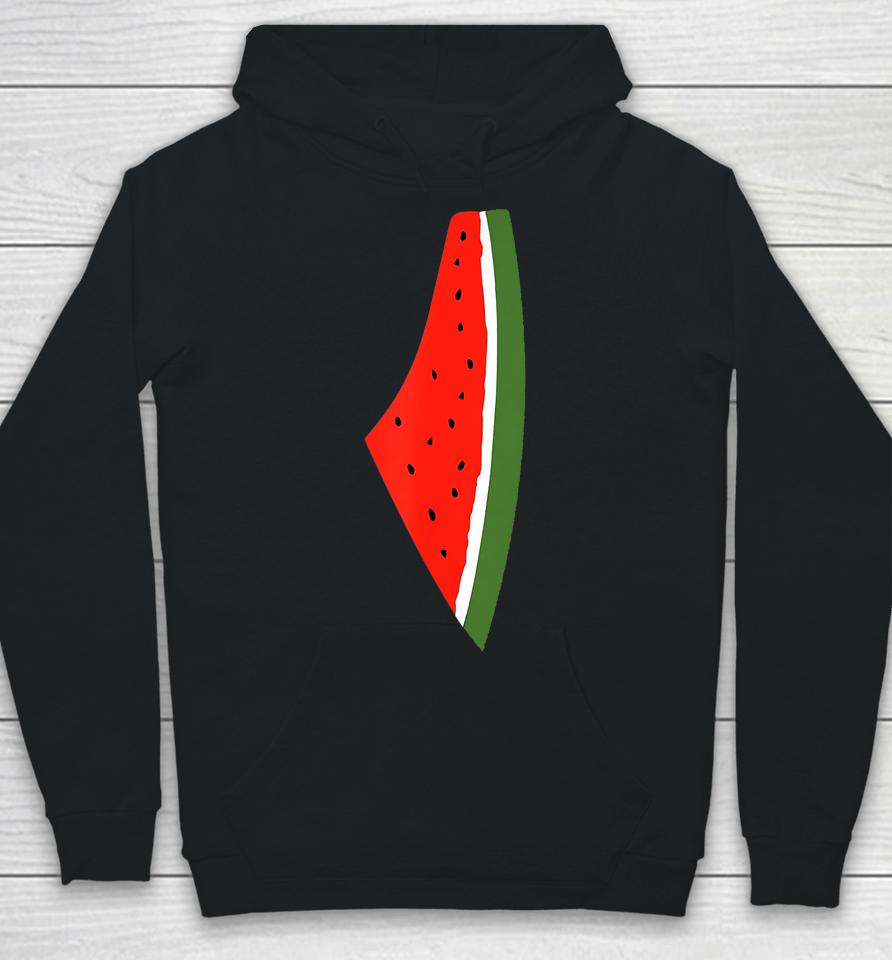 Palestine Flag Watermelon Peace Hoodie