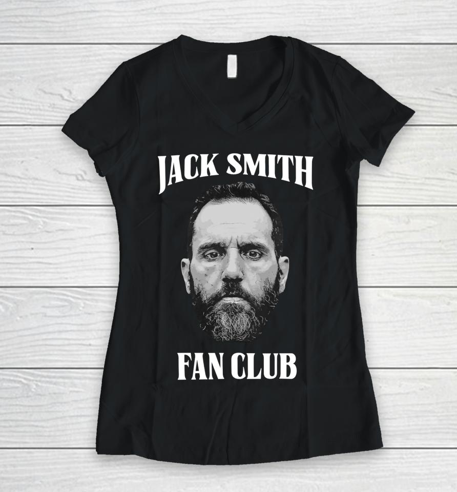 Palmer Report Af Jack Smith Fan Club Women V-Neck T-Shirt