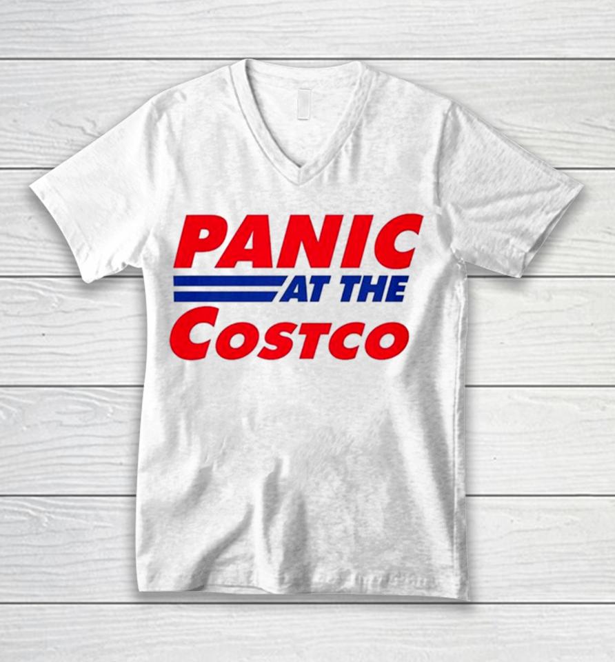 Panic At Costco Trending Unisex V-Neck T-Shirt