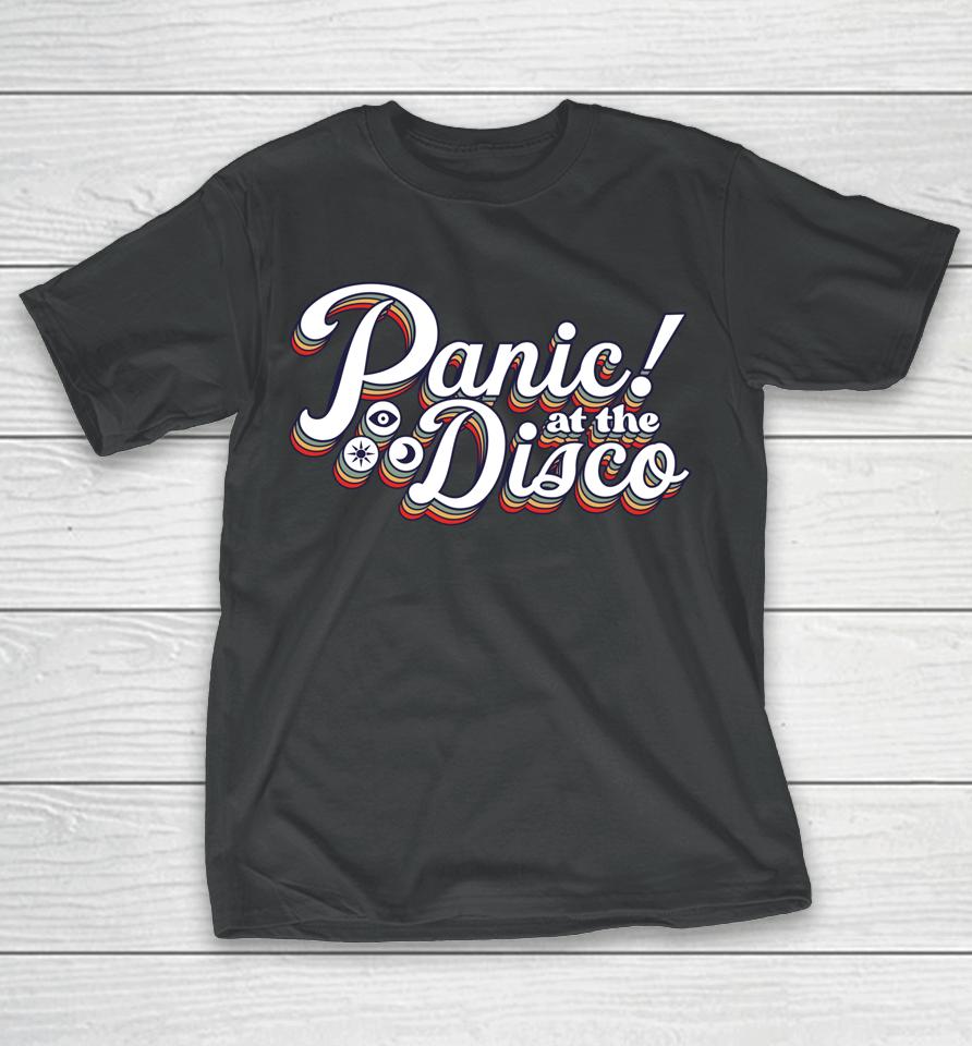 Panic At The Disco - Rainbow Logo T-Shirt