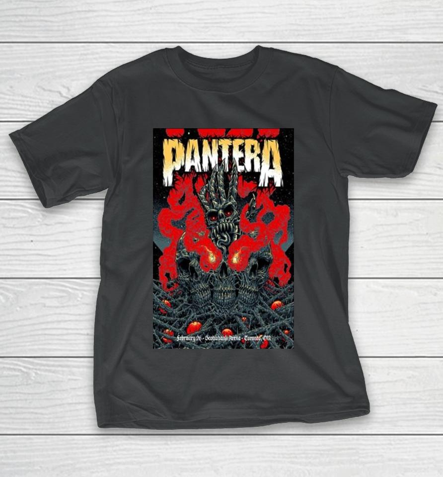 Pantera Scotiabank Arena, Toronto, On February 26, 2024 T-Shirt