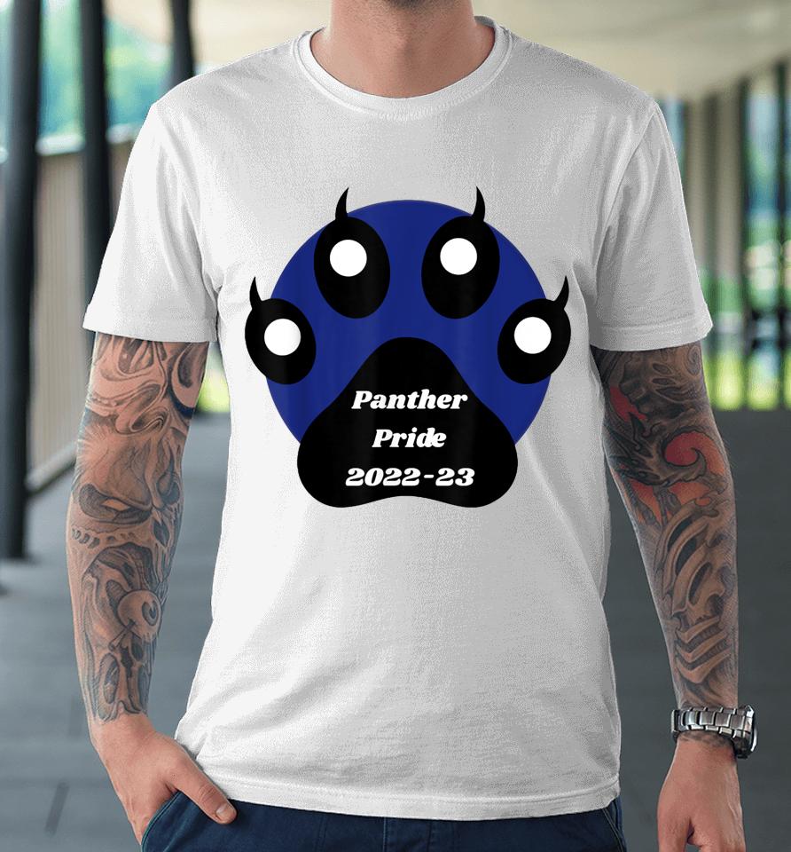 Panther Pride School Team Spirit Class 2022 2023 Paw Print Premium T-Shirt