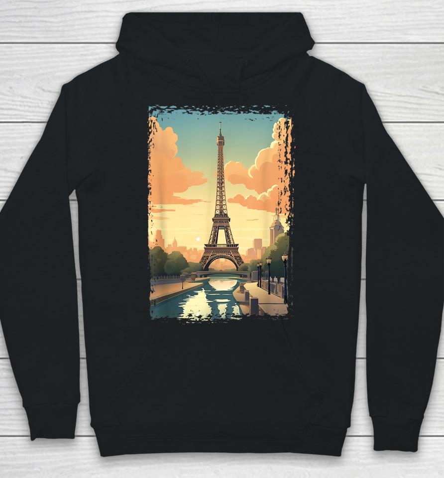 Paris Eiffel Tower I Love Paris Souvenir France Hoodie