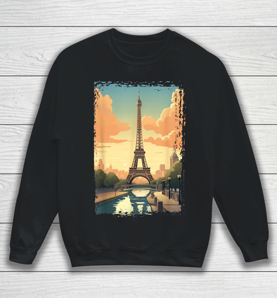Paris Eiffel Tower I Love Paris Souvenir France Sweatshirt