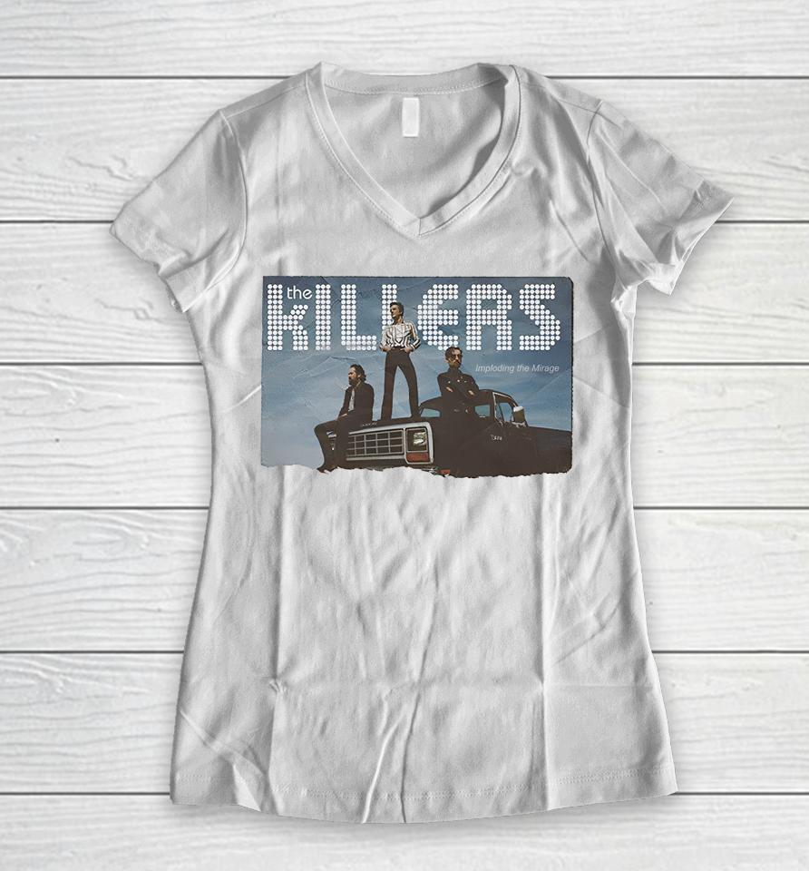 Parker Mccollum Wearing The Killers Women V-Neck T-Shirt